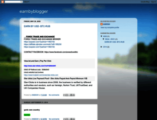 earnbyblogger.blogspot.com screenshot