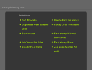 earnbydataentry.com screenshot