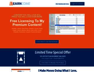 earncome.com screenshot