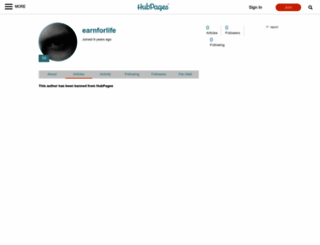 earnforlife.hubpages.com screenshot