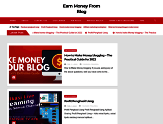 earnmoneyfromblogv2.com screenshot