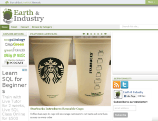 earthandindustry.com screenshot