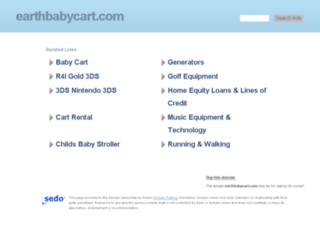 earthbabycart.com screenshot