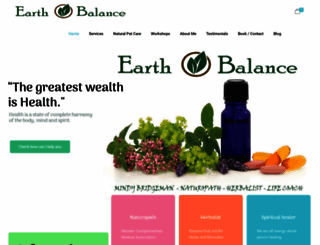 earthbalance.com.au screenshot