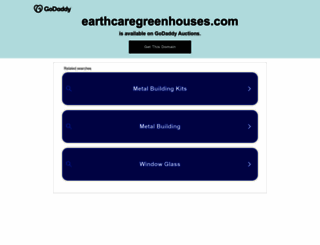 earthcaregreenhouses.com screenshot