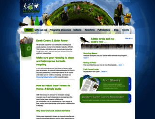 earthcarers.org.au screenshot