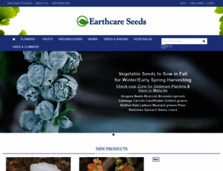 earthcareseeds.com screenshot