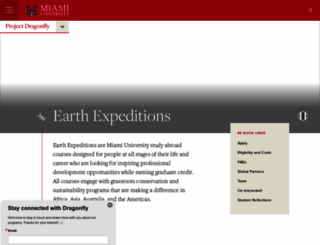 earthexpeditions.org screenshot