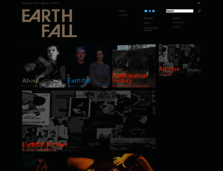 earthfall.org.uk screenshot