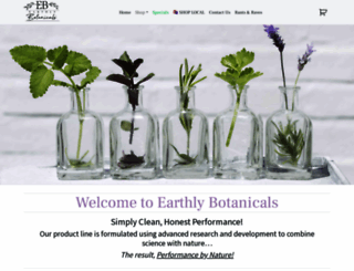 earthlybotanicalproducts.com screenshot