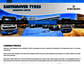 earthmover-tyres.com screenshot