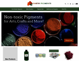 earthpigments.com screenshot