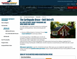 earthquakebracebolt.com screenshot