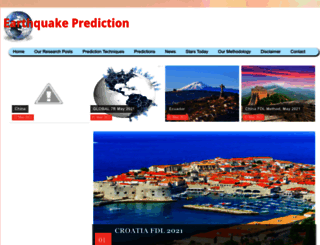 earthquakepredict.com screenshot