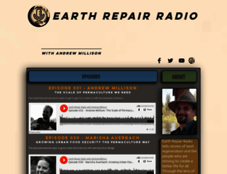 earthrepairradio.com screenshot