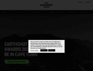 earthshotprize.org screenshot