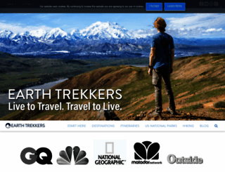 earthtrekkers.com screenshot