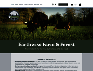 earthwisefarmandforest.com screenshot