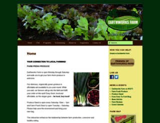 earthworksfarmgarden.org screenshot