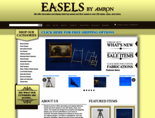 easelsbyamron.com screenshot