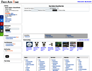 east-idaho.freeadstime.org screenshot