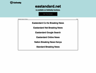 eastandard.net screenshot