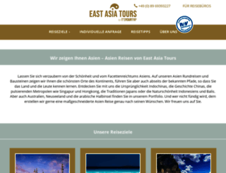 eastasiatours.de screenshot