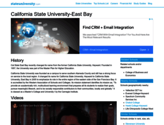 eastbay.stateuniversity.com screenshot