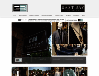 eastbayclothiers.com screenshot