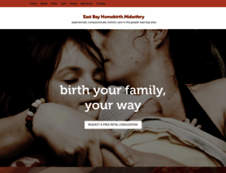 eastbayhomebirth.com screenshot