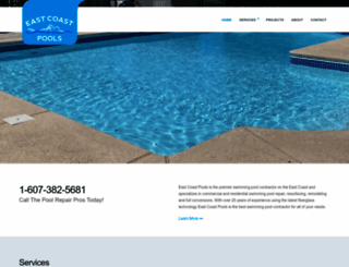 eastcoast-pools.com screenshot