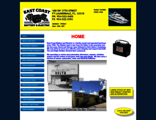 eastcoastbattery.com screenshot