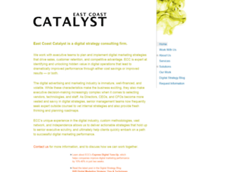 eastcoastcatalyst.squarespace.com screenshot