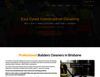 eastcoastconstructioncleaning.com.au screenshot