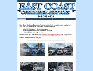 eastcoastcontainerservices.com screenshot