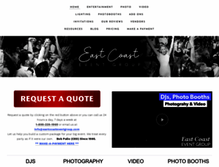 eastcoasteventgroup.co screenshot