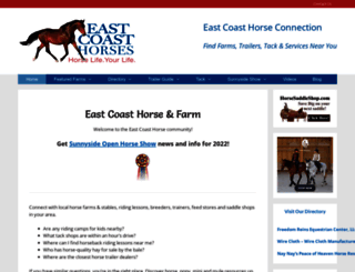 eastcoasthorses.com screenshot