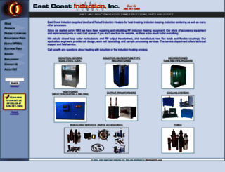 eastcoastinduction.com screenshot
