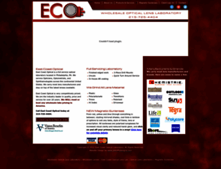 eastcoastopticallab.com screenshot