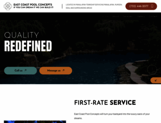 eastcoastpoolsnj.com screenshot