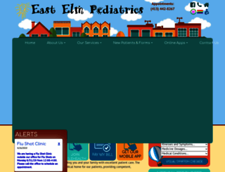 eastelmpediatrics.com screenshot