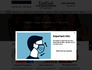 eastend-plasticsurgery.com screenshot