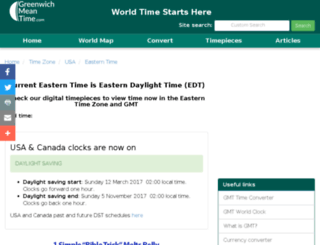 eastern-standard-time.com screenshot