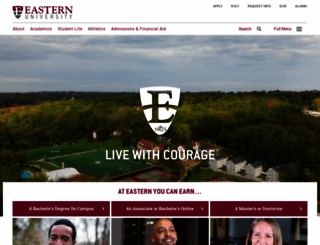 eastern.edu screenshot