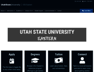 eastern.usu.edu screenshot
