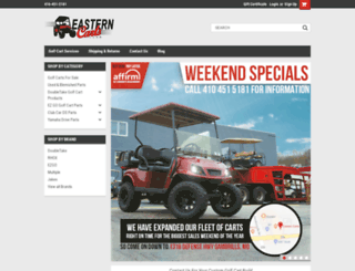 easterncarts.com screenshot