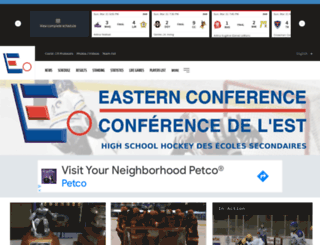 easternconferencehockey.com screenshot