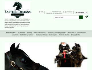 easterndesignshorsetackshop.com screenshot