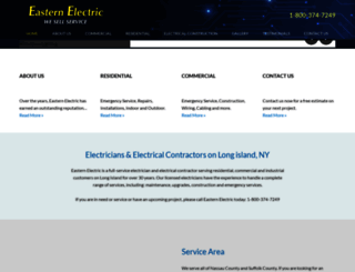 easternelectric.com screenshot