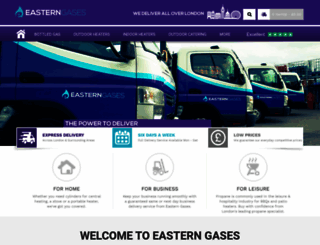 easterngases.co.uk screenshot